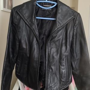 Knoles & Carter Jacket Genuine Leather Black S